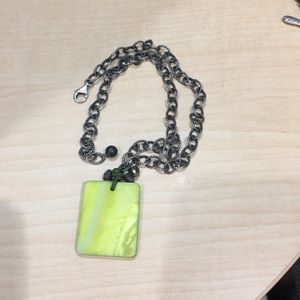 Silpada Green mother of pearl Necklace